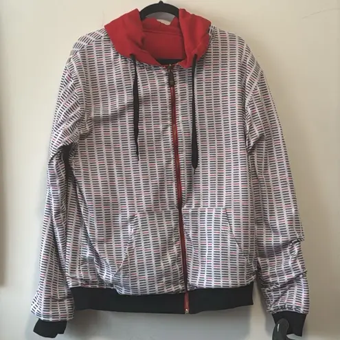 Backstreet Boys DNA Zip up Reversible Red Hoodie in Size Large