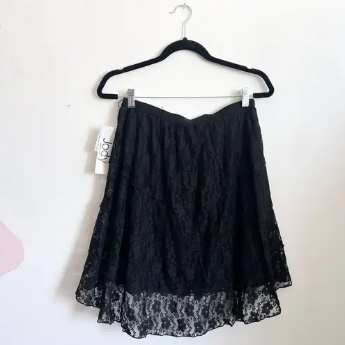 C&C California Vintage Lace Midi Skirt, Y2K,‎ Grunge, Goth, Alternative, Large - Image 3