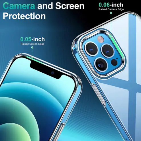Protective Slim Thin iPhone 12 Pro Max Clear Case