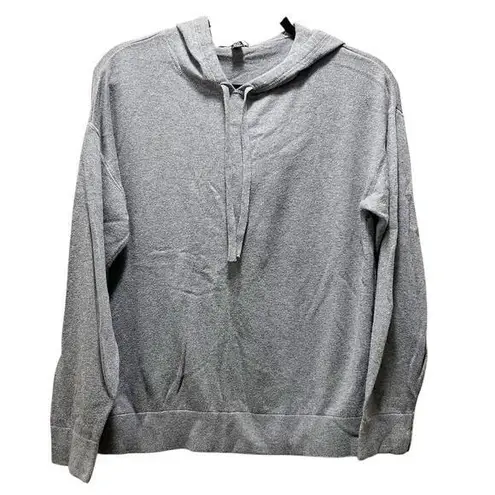 Hilary Radley Sweatshirt Hoodie Jacket Gray Long Sleeve Long Sleeve Pullover M