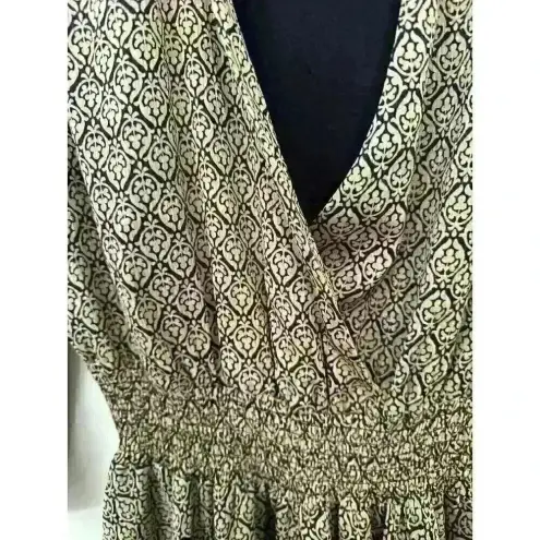 Bishop and Young  Anthropologie Serita Smocked Dress‎ size S NWT
