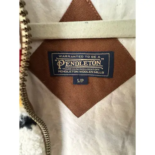 Pendleton Glacier Sunset Meadow Jacket Women’s Small Range Fleece Zip Coat *READ