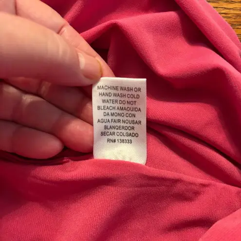 Better Be Hot Pink Bodycon Knee Length Sleeveless Dress Size S