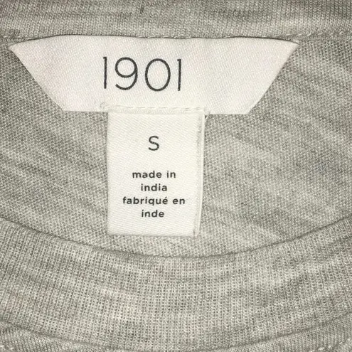 1901 Christmas Graphic Logo Tee Shirt Gray Santa S