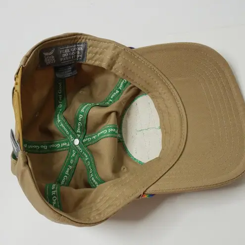 Here and Now Rainbow Patch Camp Tan Baseball Cap Hat Trek Light Gear Free People