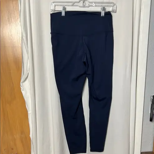 Colorfulkoala Navy Essential No-Roll High Waisted 7/8 Leggings Size Large