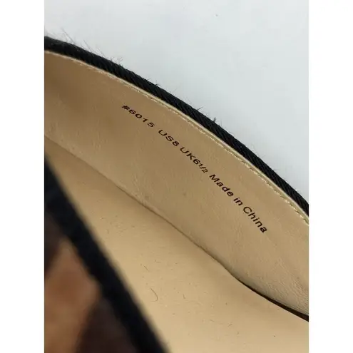 CAbi  Kiki Leopard Print Ankle Strap Closed Toe Block Heel Shoes Size 8 #6015 thumbnail 13