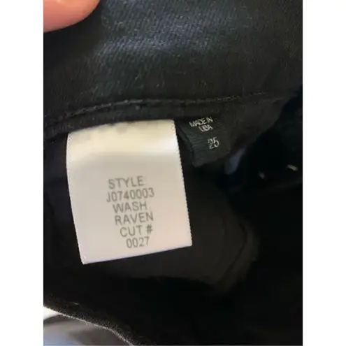 Veronica Beard  Jeans 10" baby boot raven black women's size 25 J07400003