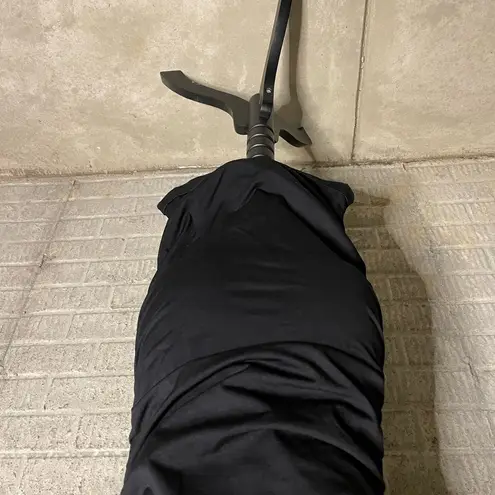 Blanqi Maternity Everyday Black Short Sleeve Ruched MIDI Dress Size M/L Size M