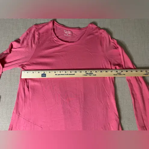 Gudrun Sjoden Pink sz MED dress organic cotton Modal long tunic Dress Pockets