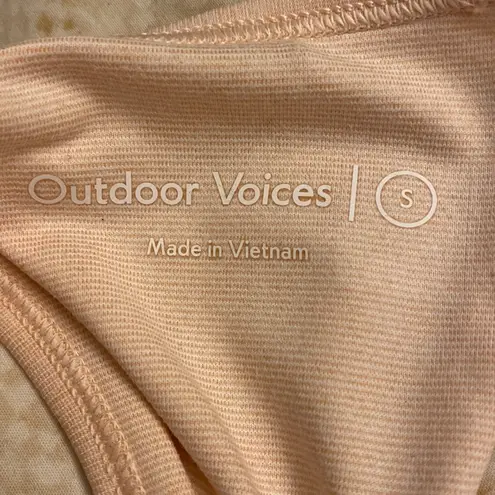 Outdoor Voices  Athena Crop Top in Blush Pink