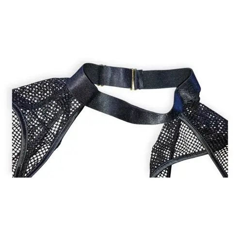 Frederick's of Hollywood Frederick’s of Hollywood Womens Bexley Satin and Mesh Teddy