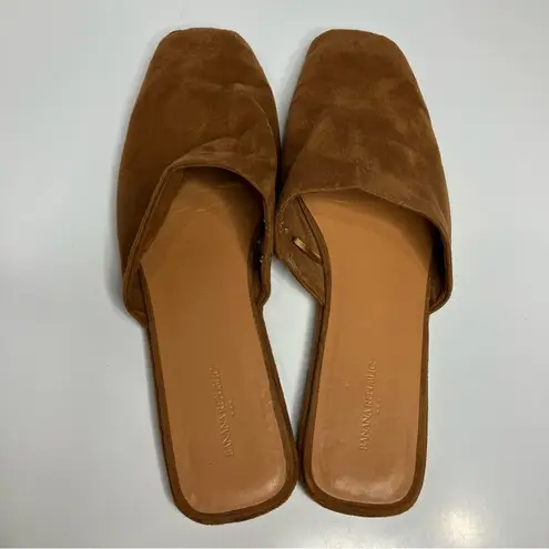 Banana Republic  factory soft mules cognac size 10