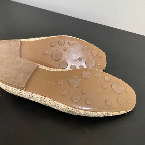 COM + SENS Gloriette Raffia Loafer Shoes