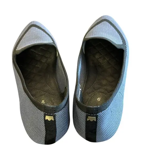 Birdies Women's Dark Blue and Black Washable Wear Everywhere Flat Size 6
