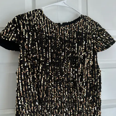 Mac Duggal Mac Duggal Sequin High Neck Cap Sleeve Gown- NWT