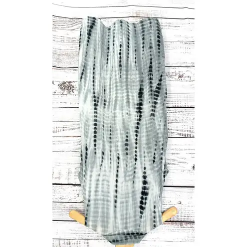 Soft Surroundings Tie Dye Pocketed Collared Tank Dress Rayon Relax Fix Small