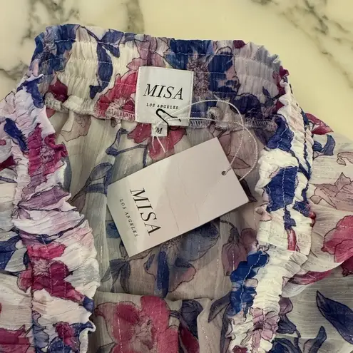 MISA Los Angeles Amethyst Floral Marion skirt Medium Sold Out on Revolve