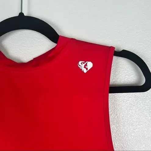 WOMENS best true tank top red sz S NWT