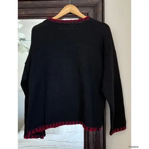 Vintage Y2K New Year Year Balloon Embroidered Party Sweater 2000 Size L