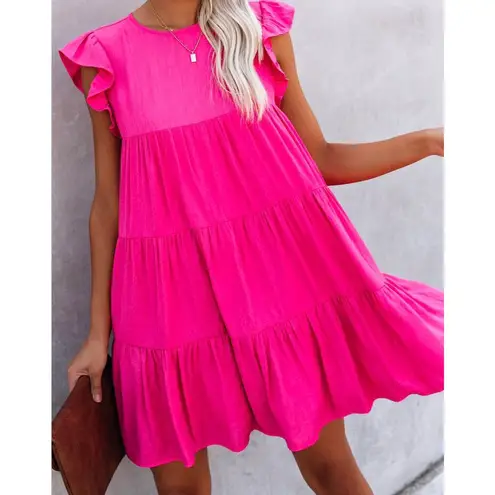 East coast pocketed tiered babydoll dress sale