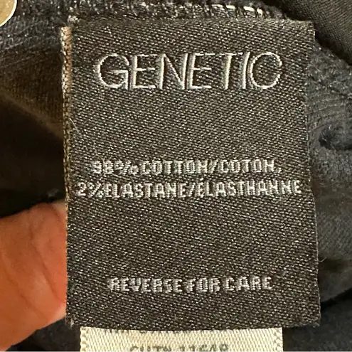 Genetic Denim Women’s Farrah Raw Hem Distressed Black Jean Shorts 27