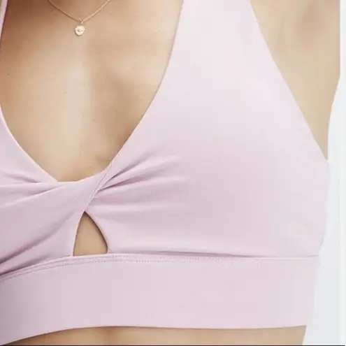 Fabletics  Pink Oasis Twist Athletic Sport Bra L