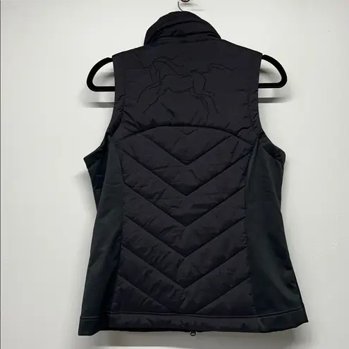 Kerrits Good Gallop Quilted Vest Black Size Medium