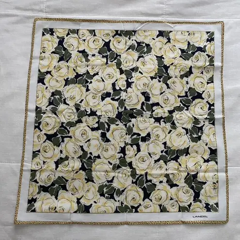 Yellow Rose Print Bandana