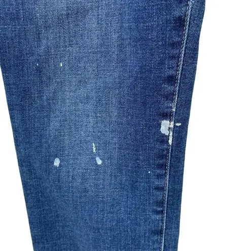 Joe's Paint Splatter Medium Wash Skinny Jeans Size 28 Blue