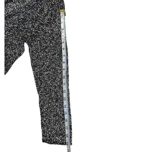 J.Jill Black/White Single Button Cardigan Size MP Petite Minimalist Normcore Black