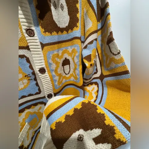 Her Universe Studio Ghibli My Neighbor Totoro Patchwork Knit Cardigan (unisex XL)