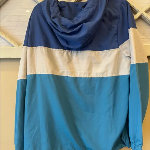 SISSTREVOLUTION XXL PACIFIC PARADISE WINDBREAKER JACKET RESPECT THE SEA BLUE