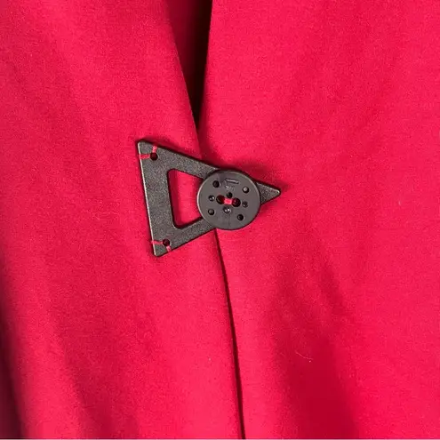 IC By CONNIE K Red Single Front Closure Long Sleeves Blazer Jacket, Size… Size L