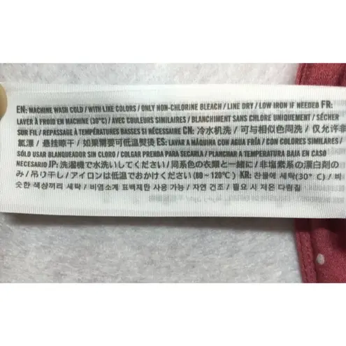 Abercrombie & Fitch  Polka Dot Mini Skirt Pink White Crepe Button Down Women's XL - Image 11