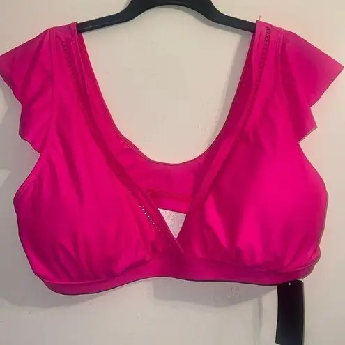 Daci Plus Size 20W Swimsuits Cap Sleeve Bathing Suit Ruffle Trim READ LISTING