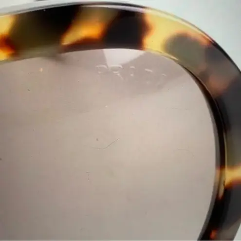 Prada -PR 09VSF HERITAGE 7S00A7 MEDIUM HAVANA TORTOISE PATTERN SUNGLASSES NIB