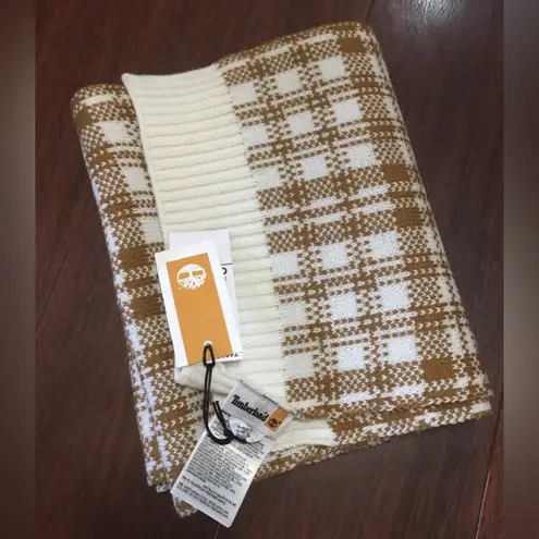 Timberland  Scarf Wheat Plaid One Size unisex SOFT COZY