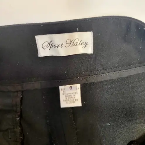Sport Haley Black Bermuda Shorts Tailored Fit Size 8