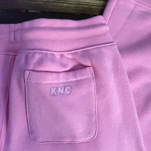 Champion  X KNC Beauty Pink Rhinestone Sweat Set All Natural Hoodie - Sz M 🧡🎀 thumbnail 15
