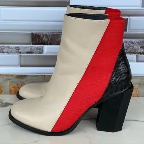 UNITED NUDE Tetra Mist/Hot Red/Black boots size 37/6.5 Red