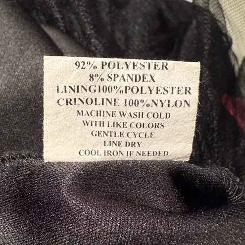 Ruby Rox Black + Pink Y2K Vintage Style Cocktail Dress Women's 18