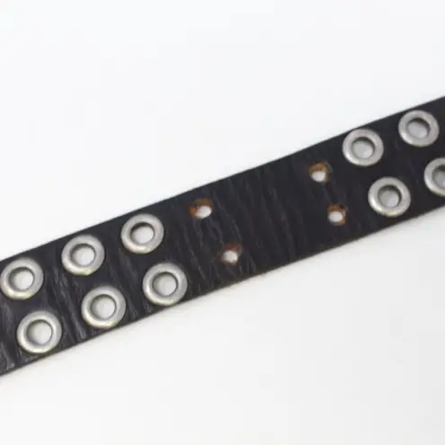 American Eagle  Grommet Leather Belt Black S