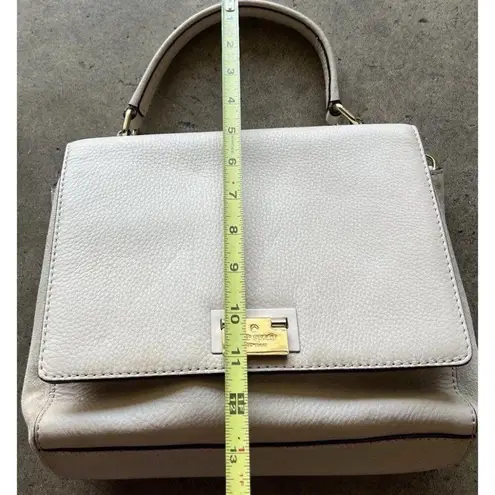 Kate Spade New York MAGNOLIA PARK LARGE LAUREL Tote Leather Bag Purse Cream White