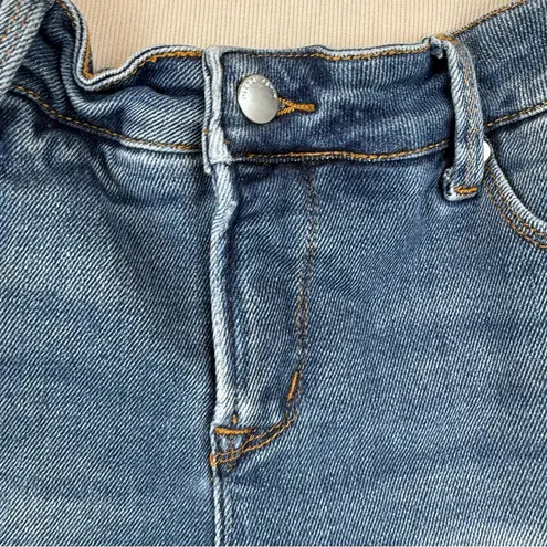 Blanqi Women's Maternity Jean Shorts Size 8 Full Panel Blue