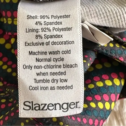 Slazenger Golf Skort Charcoal Dot Striped Women’s Athletic Skort Size 2