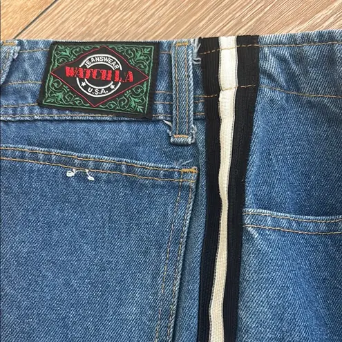 Vintage Watch L.A. Blue Jeans with B/W Side Stripe – 100% Cotton Retro 90s Size undefined