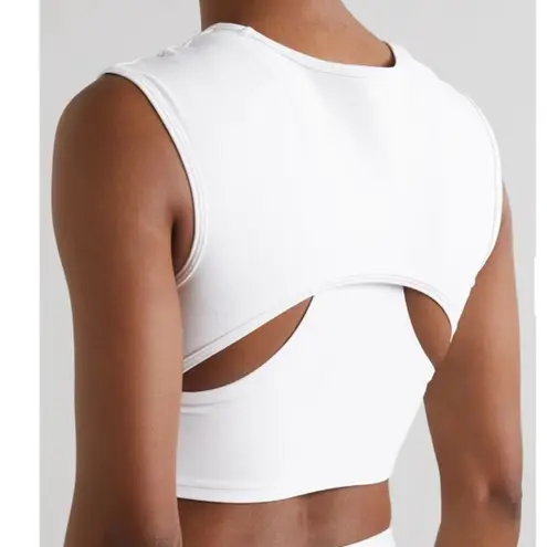 P.E NATION Cropped cutout printed stretch