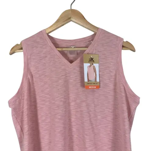ZeroXposur NWT Workout Tank Top Womens M Blush Pink Minimalist Athleisure Solid