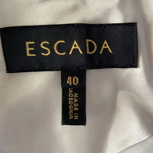 Escada Tweed Blazer Blue Size 10